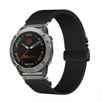 Correa de reloj tejida con cordón elástico para hombre