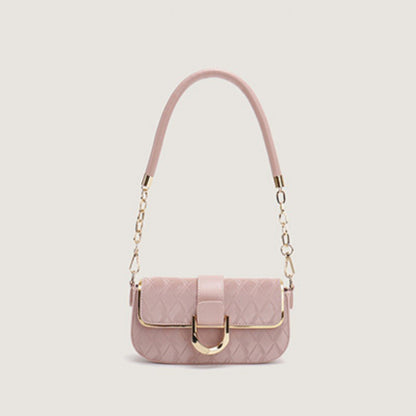 Bolso bandolera cuadrado pequeño con cadena para hombro y axila