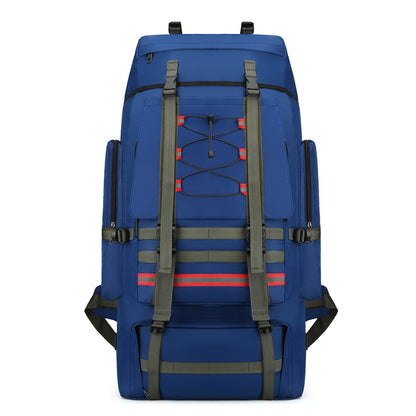 Bolsa de viaje impermeable de camuflaje para exteriores, 130 litros, 120 litros de gran capacidad, acolchada de algodón, ideal para equipaje, trabajo, senderismo y acampada. 