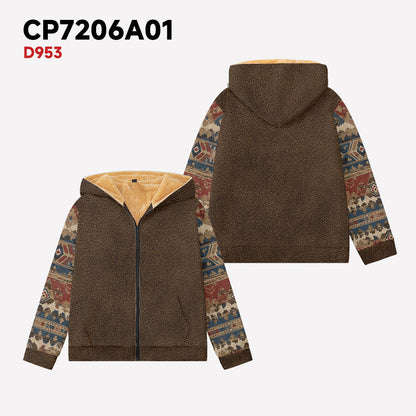 Herren Herbst und Winter Baumwollkleidung Marmor Textur Serie