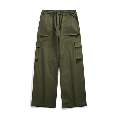 Loose Straight Track Pants Men - BAGMODA
