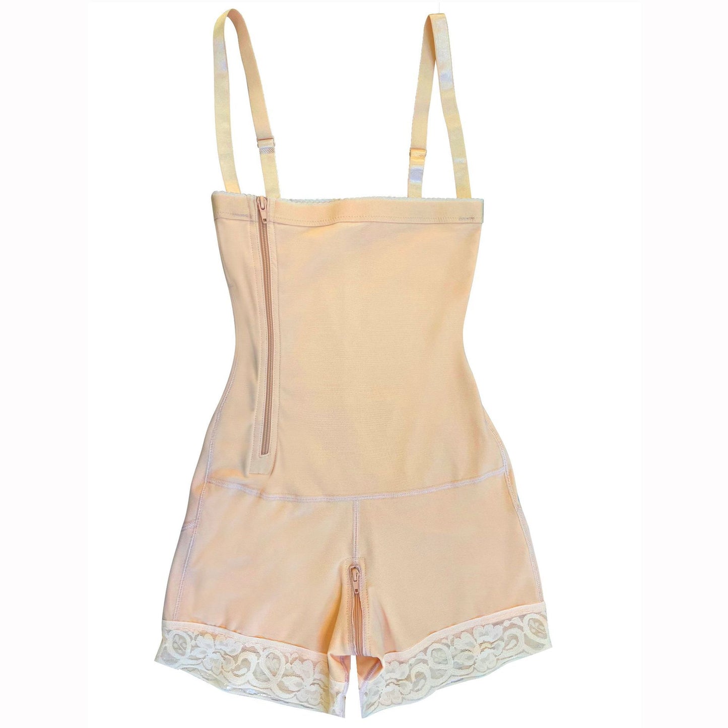 Schwarze einteilige Shapewear zur Bauch- und Hüftstraffung für Damen