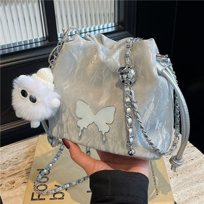 Designer-Umhängetasche mit Kette