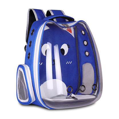 Suministros para mascotas Mochila para mascotas Bolsa de espacio conveniente para mascotas Bolsa de hombro transpirable Bolsa para gatos Bolsa para perros