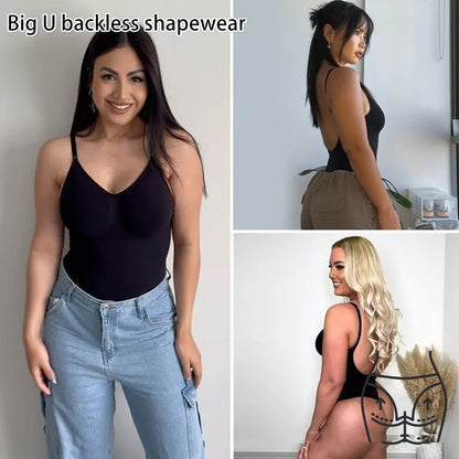 Nahtlose, rückenfreie Shapewear in Übergröße