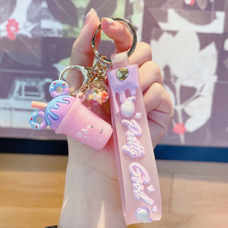 Fashion Creative Ice Cream Keychain Personality