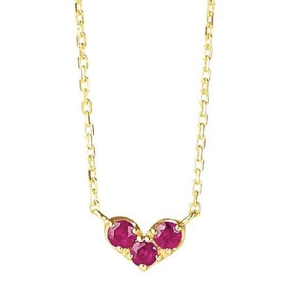 Collar con piedras de nacimiento de amor de enero a diciembre (Nicho)