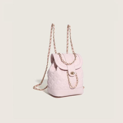 Rhombus Chain Rucksack Student Schulter Handtasche