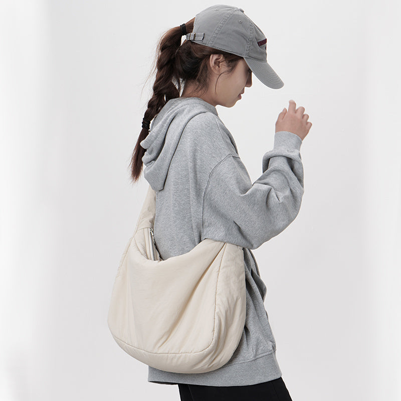 Casual Wide Straps Crossbody Bag