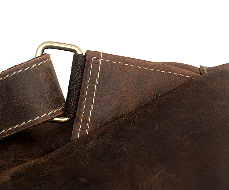 Horse Leather Korean Backpack