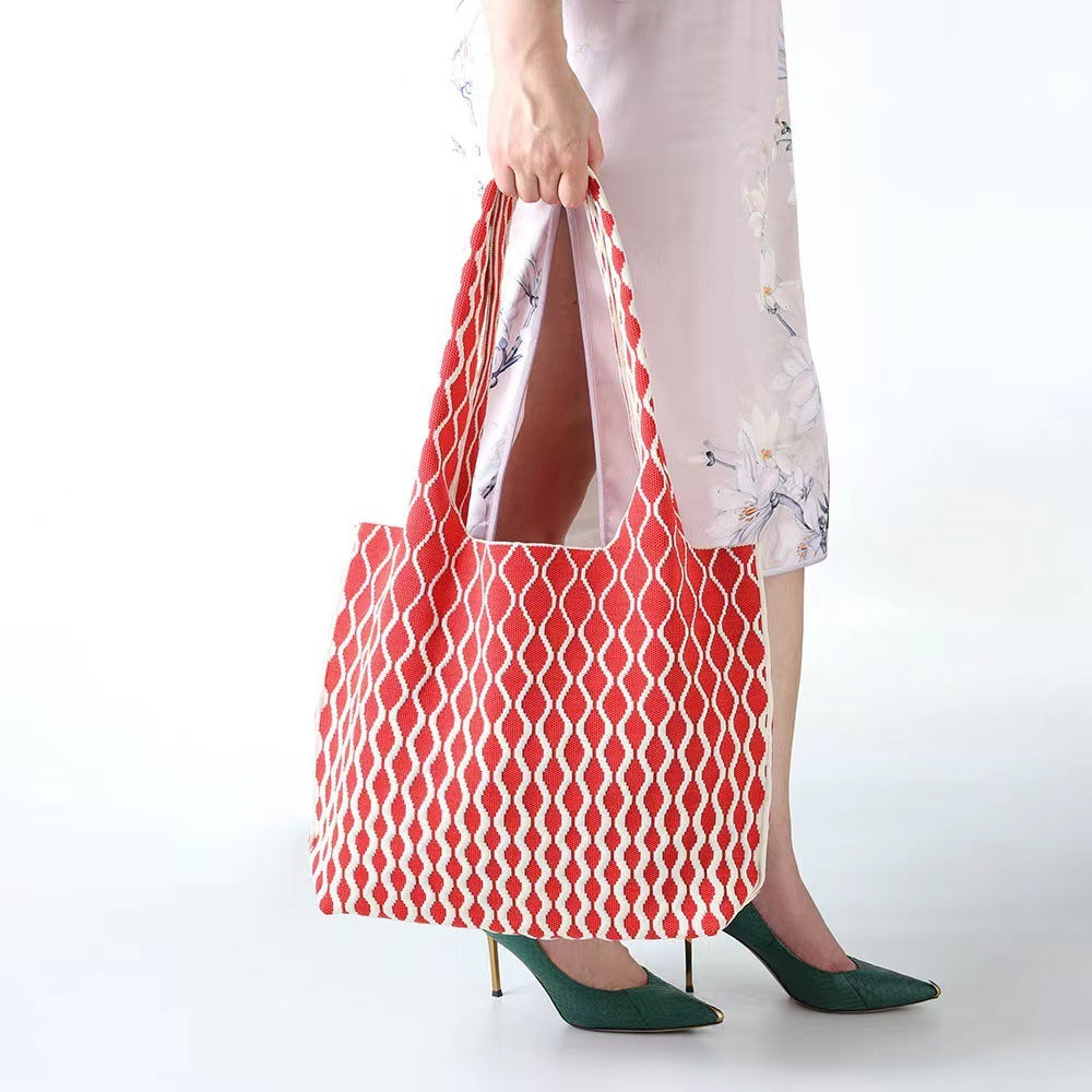 Big Wave Flying Woven Bag