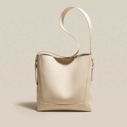 Bolso de hombro de cuero Bagora