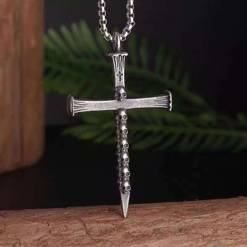 Cross Necklace Women Trendy Hip Hop European And American Style Niche