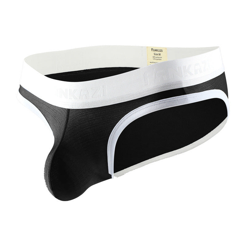 Men's Underwear Brushed Triangle Japanese Style Simple U Convex Breathable
