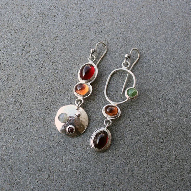 Women's Creative Geometric Asymmetric Handmade Earrings