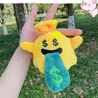 Llavero con colgante de muñeco fantasma de moda