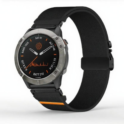 Correa de reloj tejida con cordón elástico para hombre