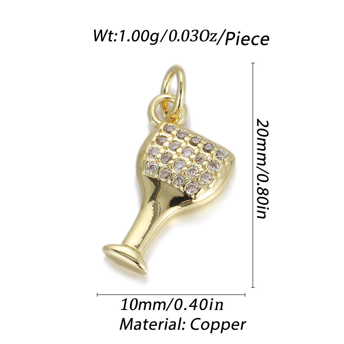 Animal Series Pendant Drop Oil Inlaid Zircon Diy Bracelet Necklace