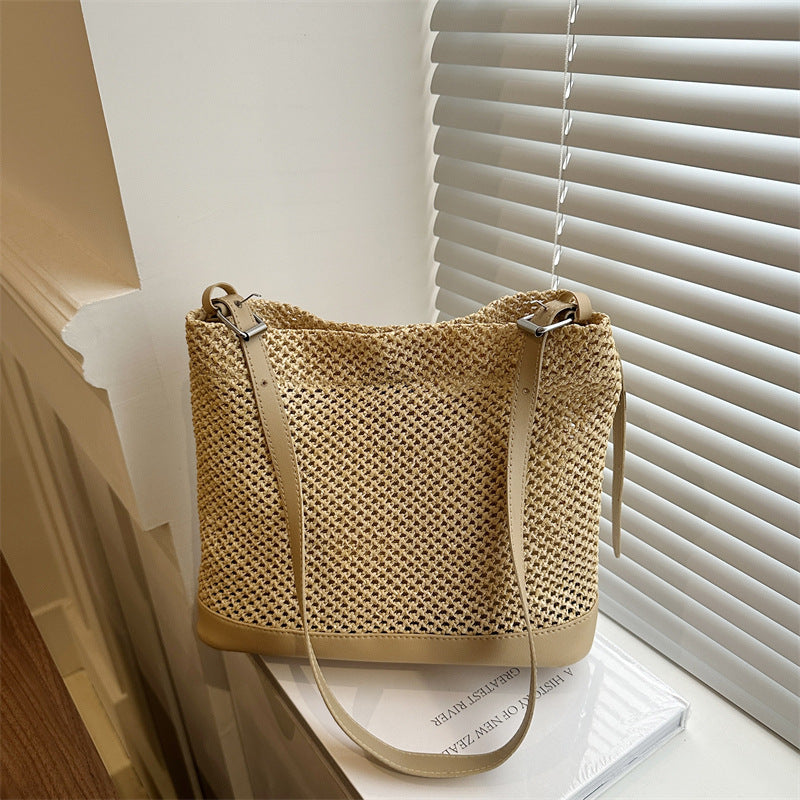 Seaside Vacation Beach Woven Straw Bag