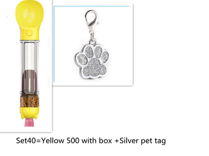 Vaso de agua multifuncional para mascotas Para llevar con el perro