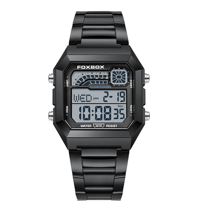 Neue quadratische elektronische Sport-Outdoor-wasserdichte Uhr für Männer und Frauen