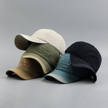 Sombrero para el sol con bordado de letras para hombre y mujer, combinable con todo.
