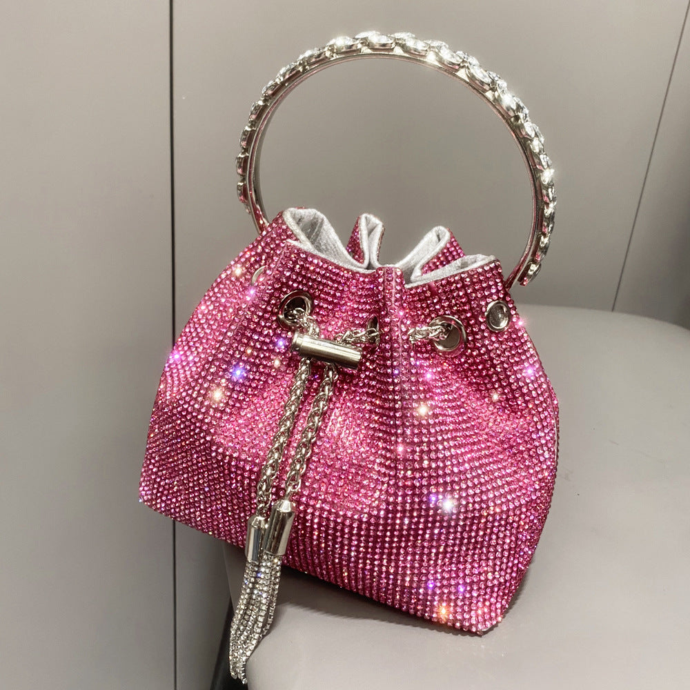 Shiny Diamond Bucket bag