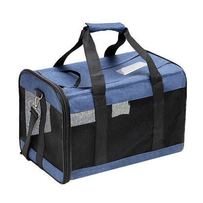 Bolsas de transporte para perros y gatos, para coche, portátiles, plegables, para viajes al aire libre, transpirables.