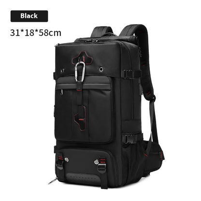 Mochila de viaje para exteriores de gran capacidad para senderismo y acampada.