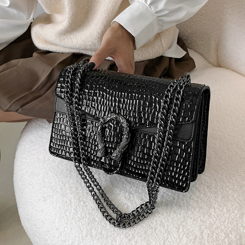 Animal Printed Chain Bag
