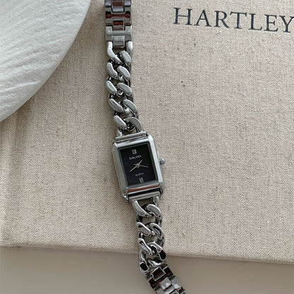 Klassische einfache Design Kette Uhr weibliche