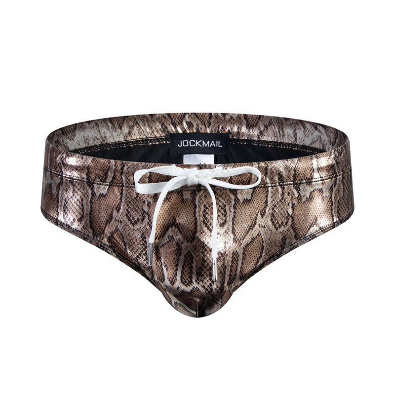 Men's Swimming Trunks Serpentine Rainbow Briefs