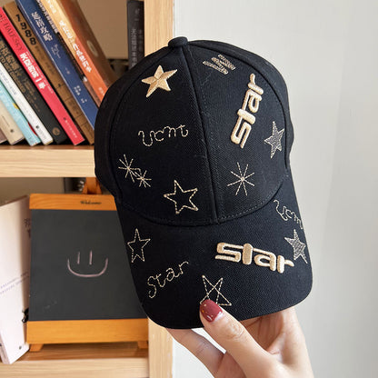 Gorra pequeña con visera para hombre, estilo casual, a prueba de sol y con aspecto de cara salvaje