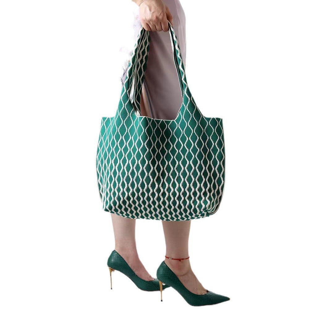 Big Wave Flying Woven Bag