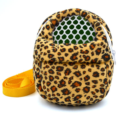 Haustier-Rucksack zum Mitnehmen, Chinchilla, Eichhörnchen, warmer Schlafsack