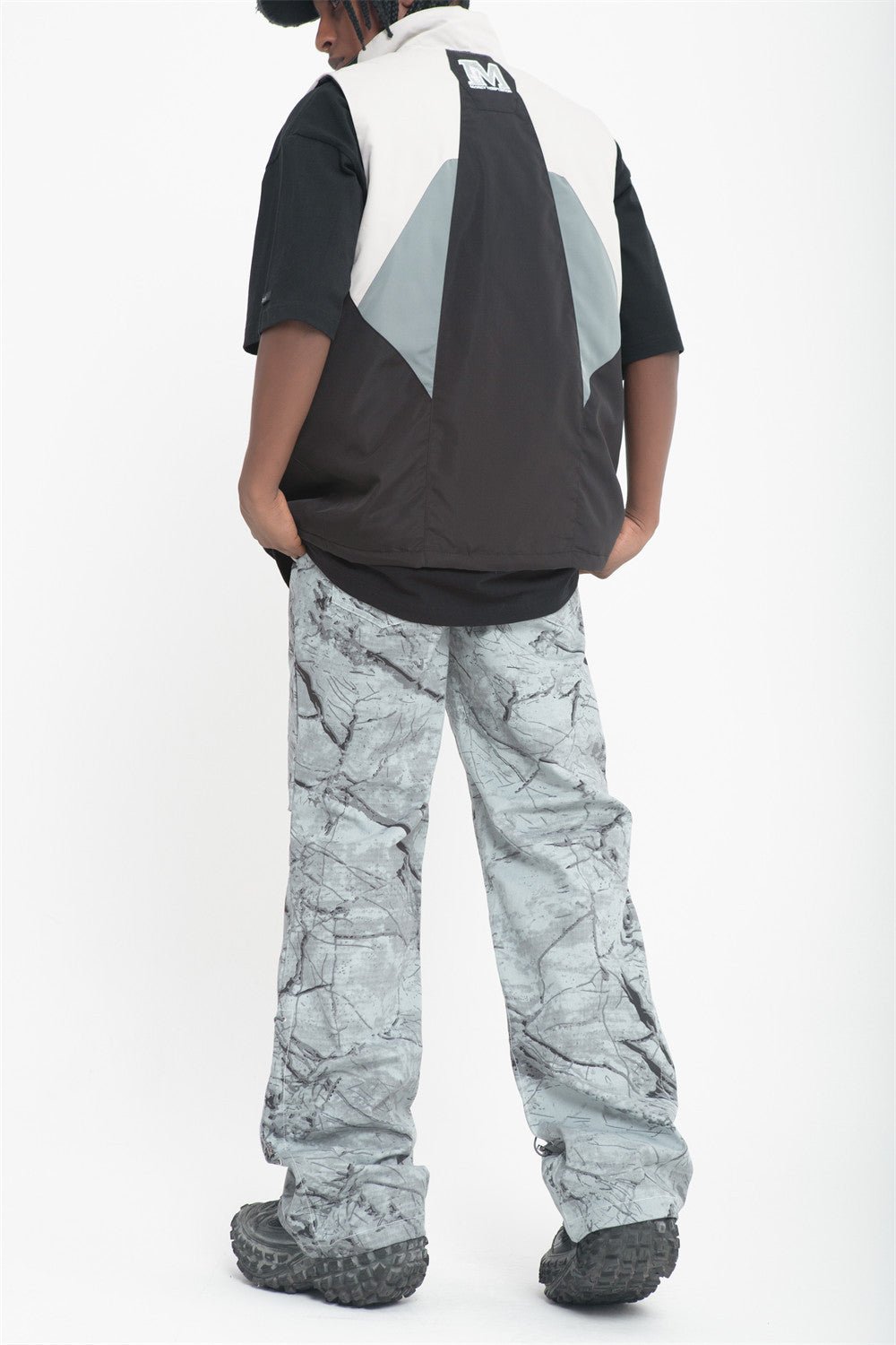 Splash Ink Tie - dye Camouflage Casual Pants Men - BAGMODA