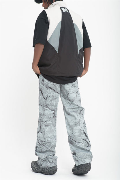 Splash Ink Tie - dye Camouflage Casual Pants Men - BAGMODA