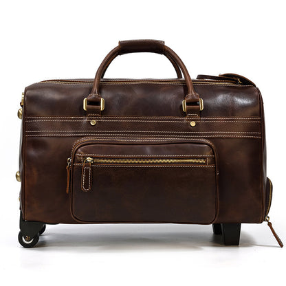 Leather Business Travel Handbag