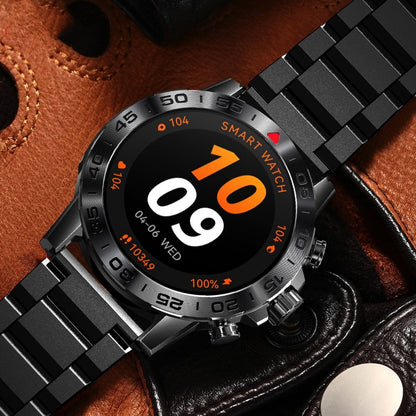 Reloj inteligente con llamadas Bluetooth, reproducción de música, frecuencia cardíaca, presión arterial, multideporte, resistente al agua