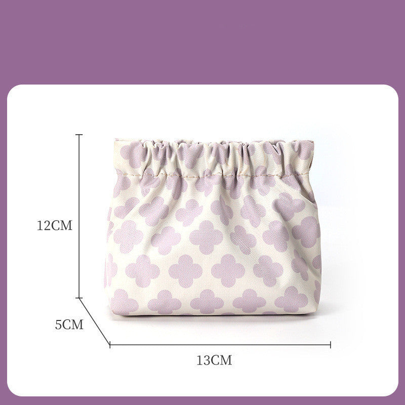 Printing Mouth Red Bag Storage Bag Portable