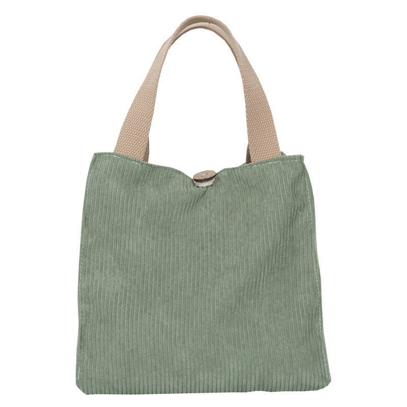 Solid Color Student Lunch With Rice Bag Portable