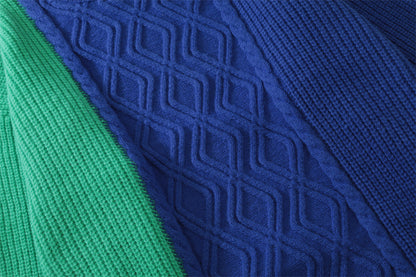 Men's Design Loose Twist Knit Pullover Sweater