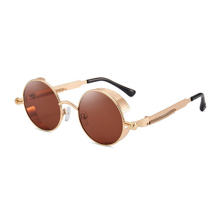 Gafas de sol polarizadas clásicas góticas steampunk para hombre y mujer