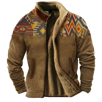 Chaqueta de forro polar informal de moda para hombre