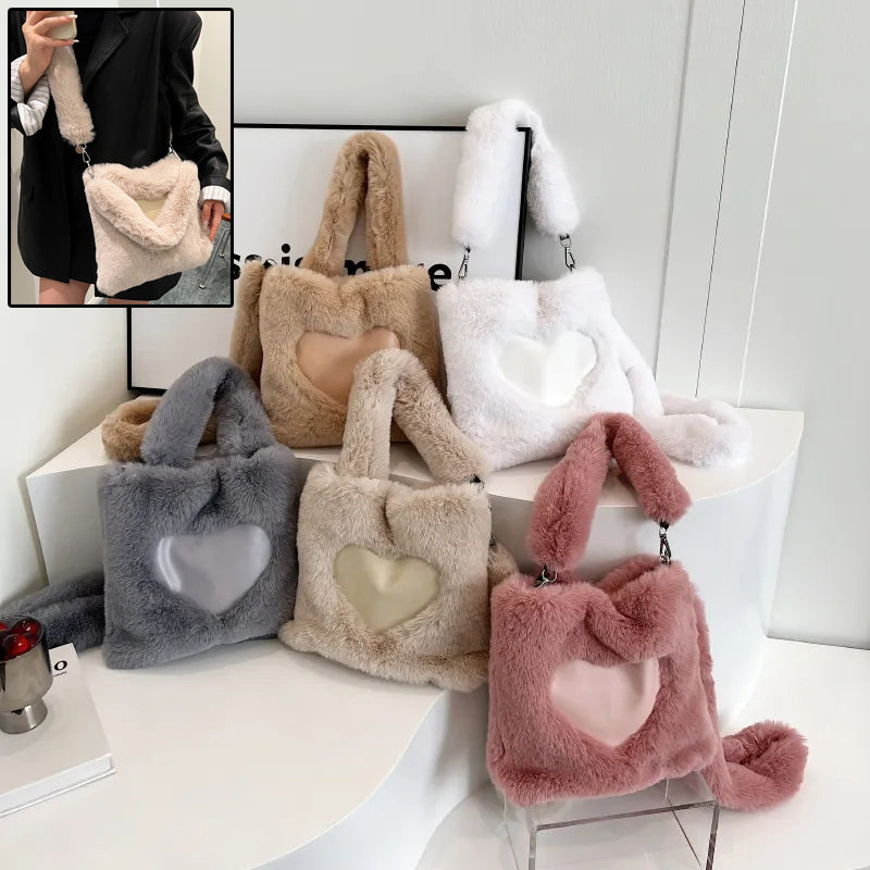 Aurora Fluff Top-Handle Bag