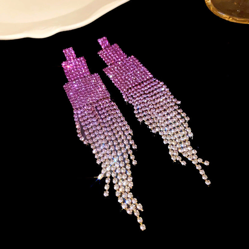 Fashion Love Tassel Stud Earrings For Women