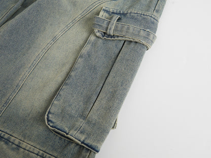 Fashion Straight Denim Pants Men And Women