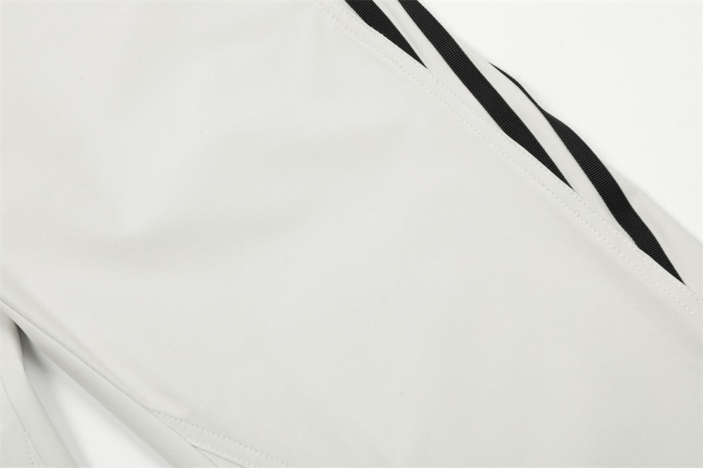 Around Three Bars Patchwork Casual Pants Men - BAGMODA