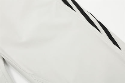 Around Three Bars Patchwork Casual Pants Men - BAGMODA