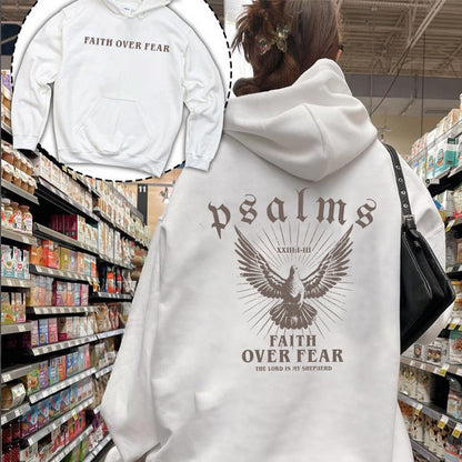 Hoodie Bibel Schrift Muster Girly Style Sweatshirt